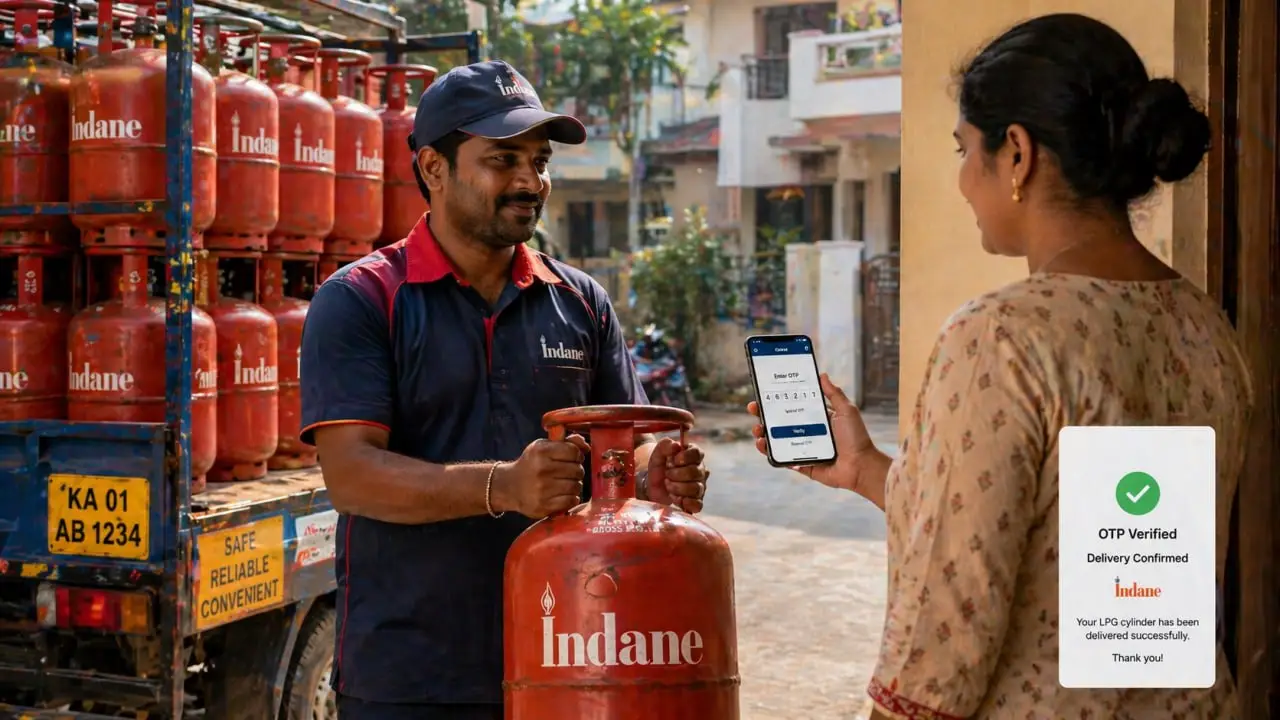 LPG OTP delivery verification India