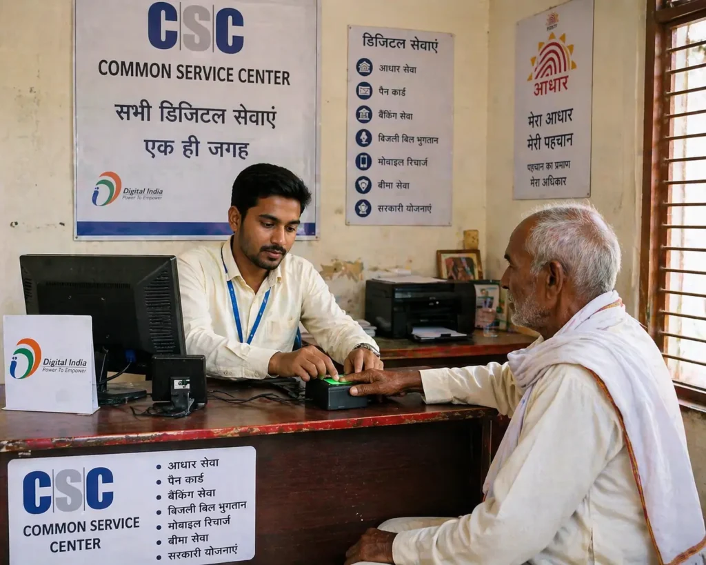 Ayushman Bharat Card apply through CSC center common service center India