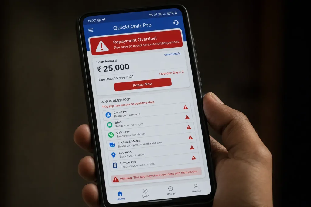 fake loan apps warning signs India safety tips
