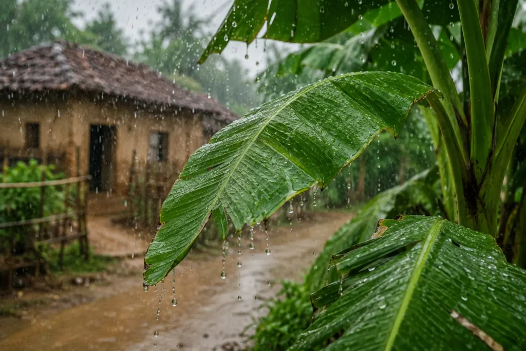 Monsoon arrival prediction and heavy rain system entering Bihar