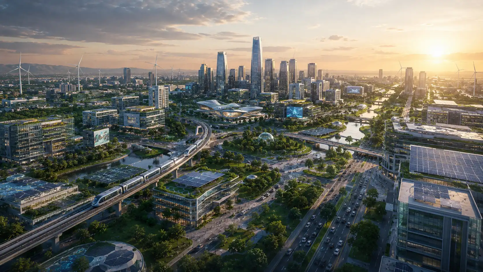 Future-focused nation investing in innovation and infrastructure.