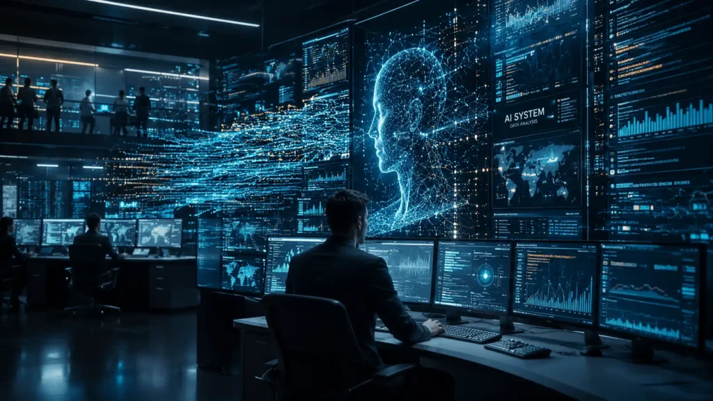 Artificial intelligence processing large-scale digital information.